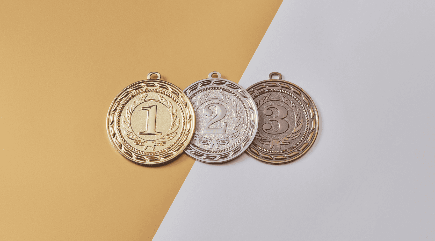 Image: Supplied Gold, silver, bronze medals